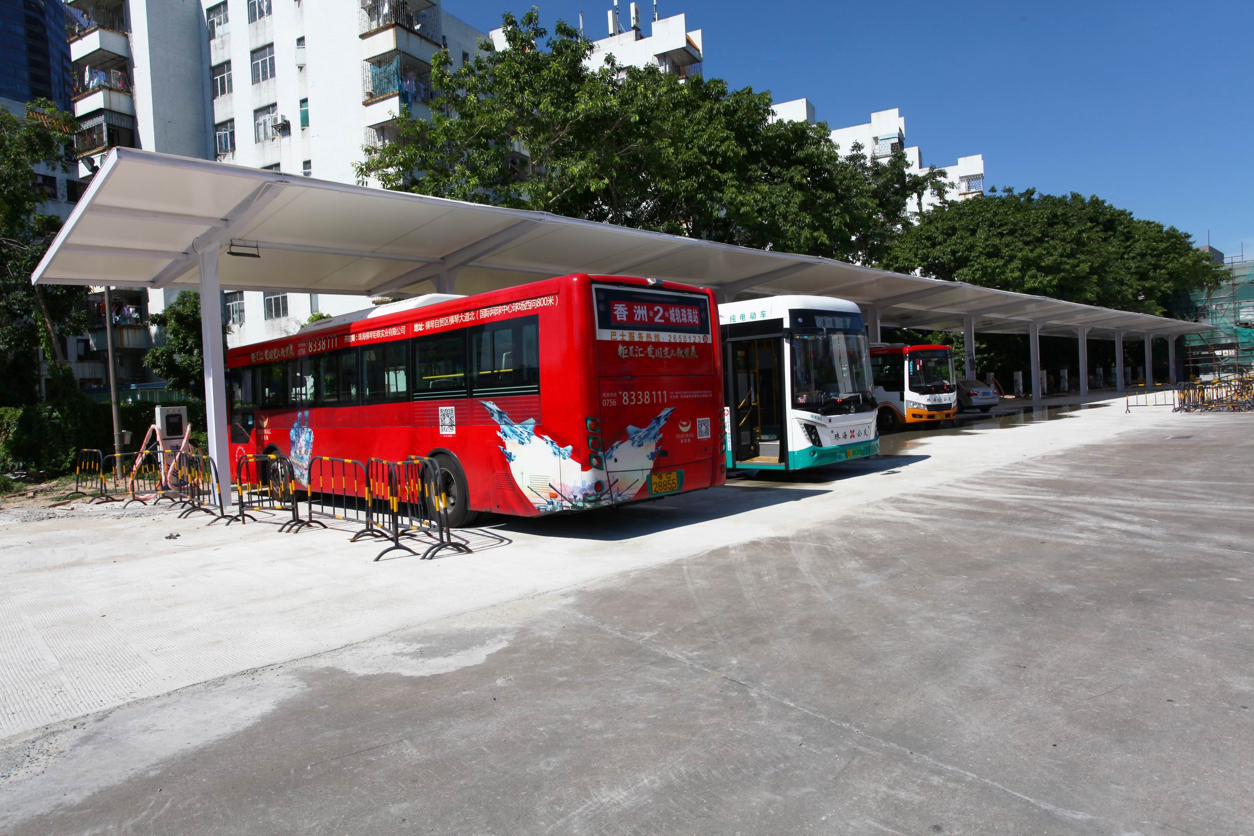 珠?；浐Ｎ骶C合停車場(chǎng)公交站等充電站工程